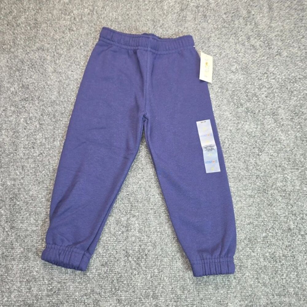 Toddler Unisex Purple Jogger Sweatpants 2T